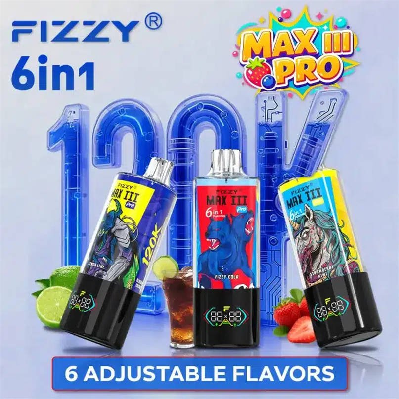 Confezione completa per la vendita al dettaglio e diverse opzioni di colore per il modello fizzy max iii pro 120k 6in1 Confezione completa per la vendita al dettaglio e diverse opzioni di colore per il modello fizzy max iii pro 120k 6in1
