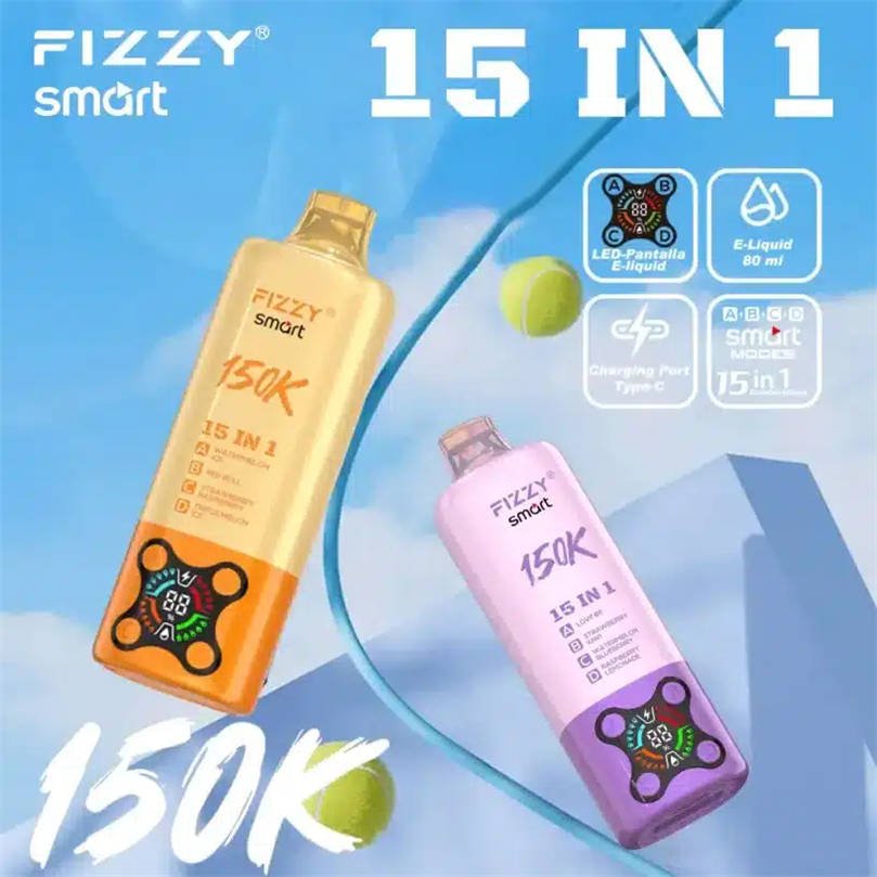 fizzy 150k 15in1 ad alta capacità, progettato per un uso quotidiano prolungato