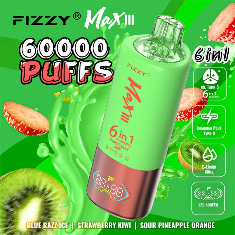 lampone blu ghiacciato, fragola, kiwi, ananas acidulo e arancia attorno a un fizzy max lll 60k lampone blu ghiacciato, fragola, kiwi, ananas acidulo e arancia attorno a un fizzy max lll 60k