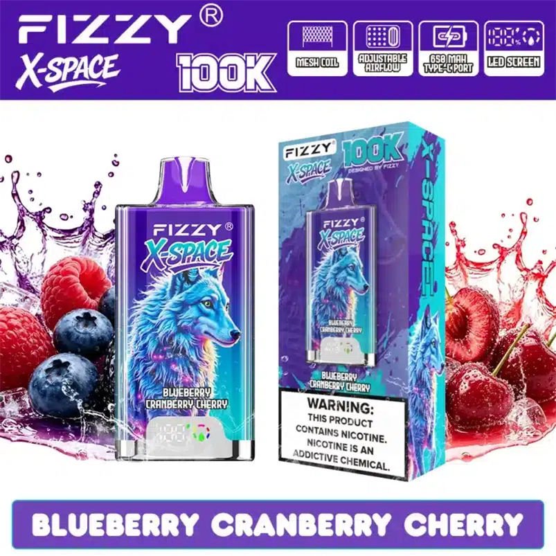 official retail box and packaging design for the fizzy 100k x space
