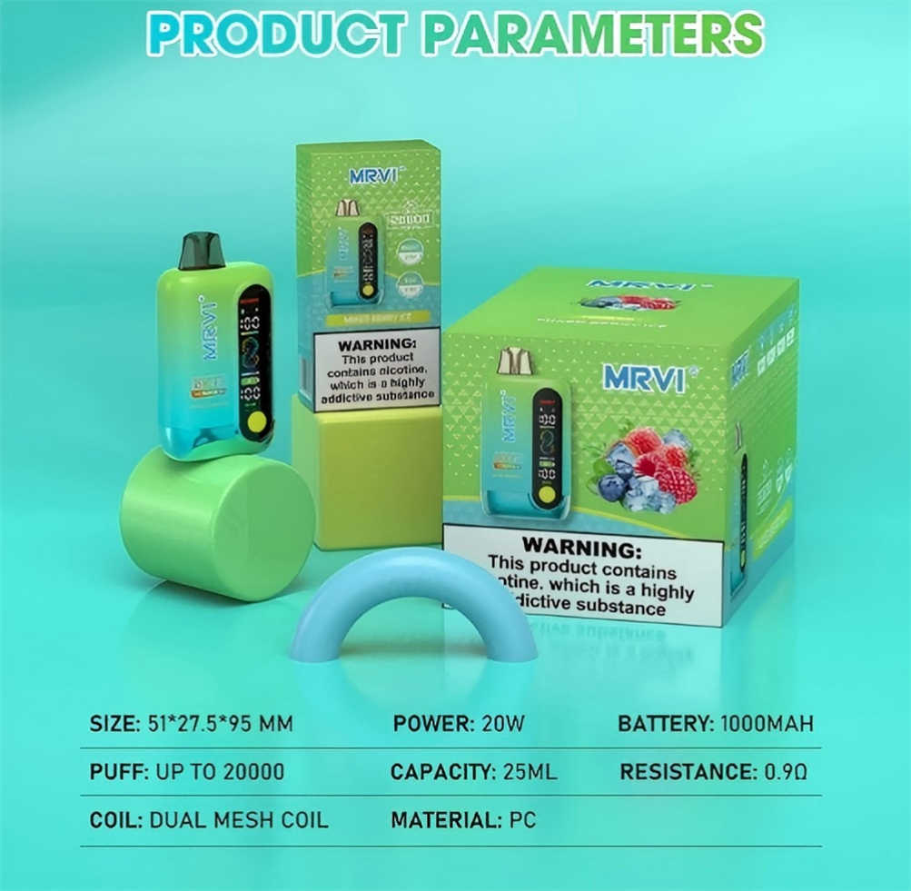 Detaillierte technische Daten und Leistungsparameter des mrvi 20000-Vapes Detaillierte technische Daten und Leistungsparameter des mrvi 20000-Vapes