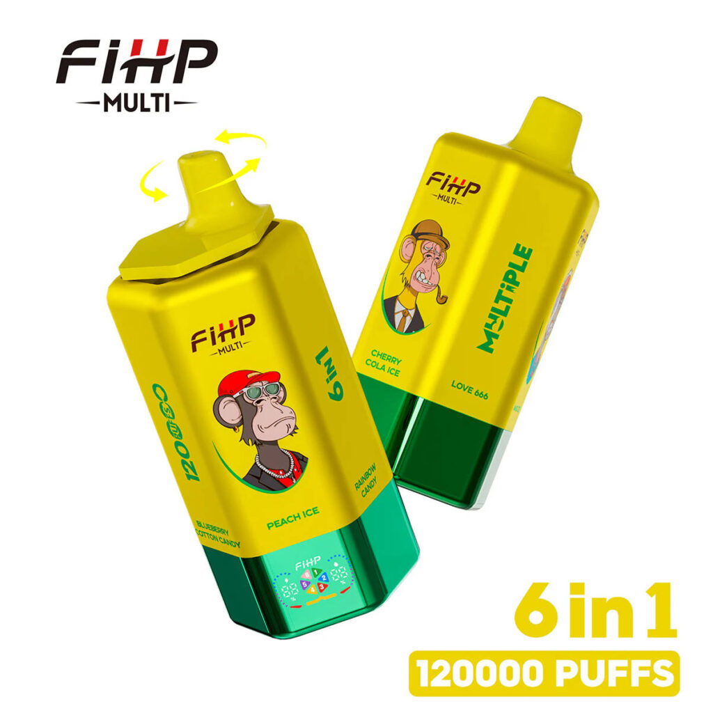 fihp 120000 6in1 rainbow candy cherry cola ice love 666 mango ice blueberry cotton candy peach ice