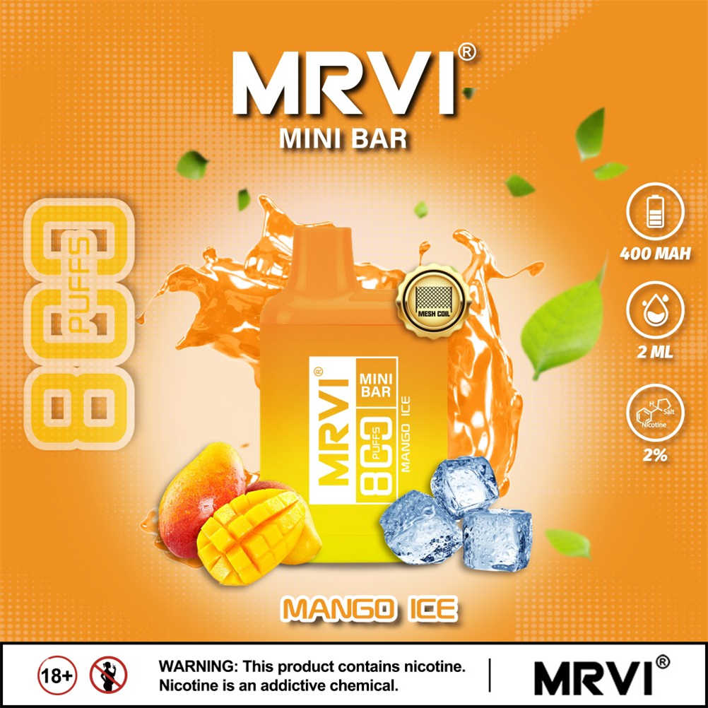 mrvi mini bar 800 mango ice mrvi mini bar 800 mango ice