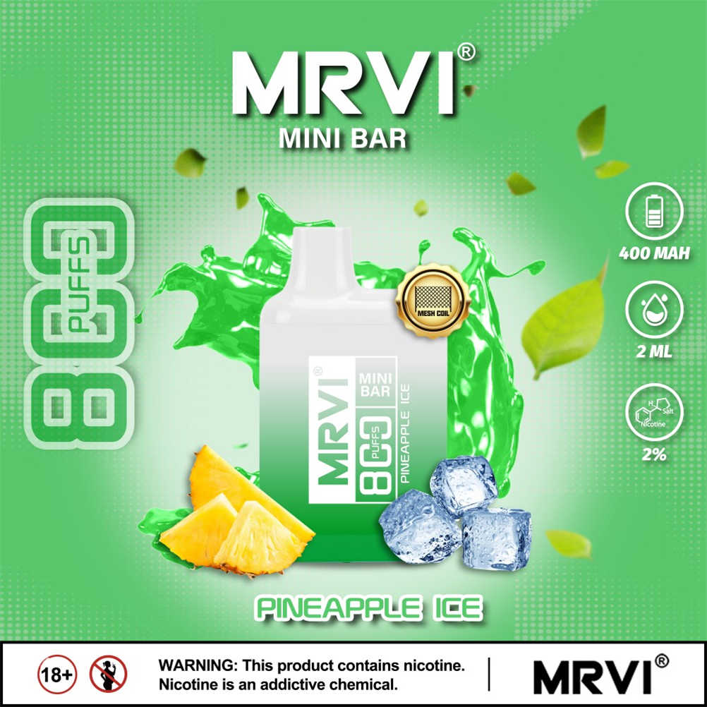 mrvi mini bar 800 pineapple ice