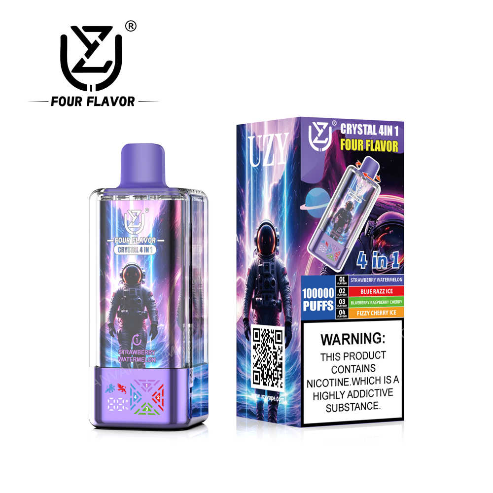 uzy, crystal 100k, strawberry watermelon, blue razz ice, blueberry raspberry cherry – fizzy cherry ice mit Verkaufsverpackung uzy, crystal 100k, strawberry watermelon, blue razz ice, blueberry raspberry cherry – fizzy cherry ice mit Verkaufsverpackung