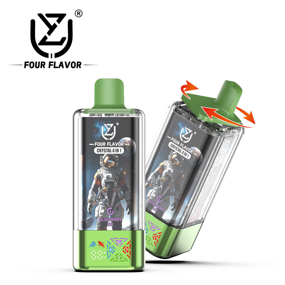 uzy Kristall 4-in-1 100000 blueberry ice – mango peach apricot – kiwi passion fruit guava – white peach razz