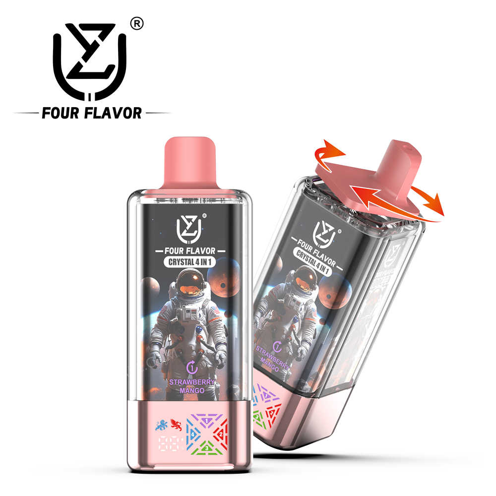 uzy-Quarz 4-in-1 100000 strawberry mango – mr blue – summer peach ice – black ice