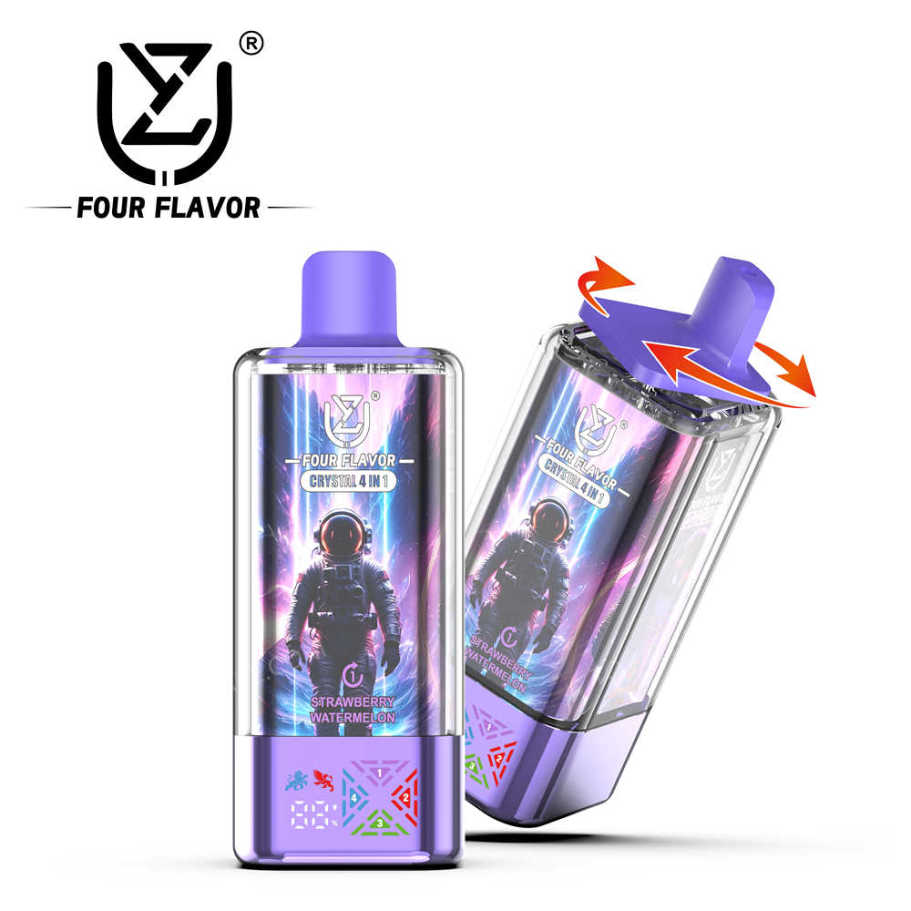 uzy-Quarz 4-in-1 100000 strawberry watermelon – blue razz ice – blueberry raspberry cherry – fizzy cherry ice