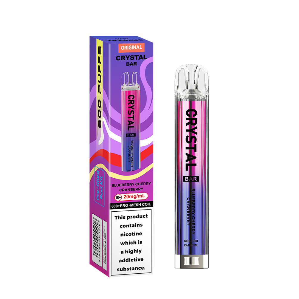 Wga Cystal Bar 600 Blueberry Cherry Cranberry