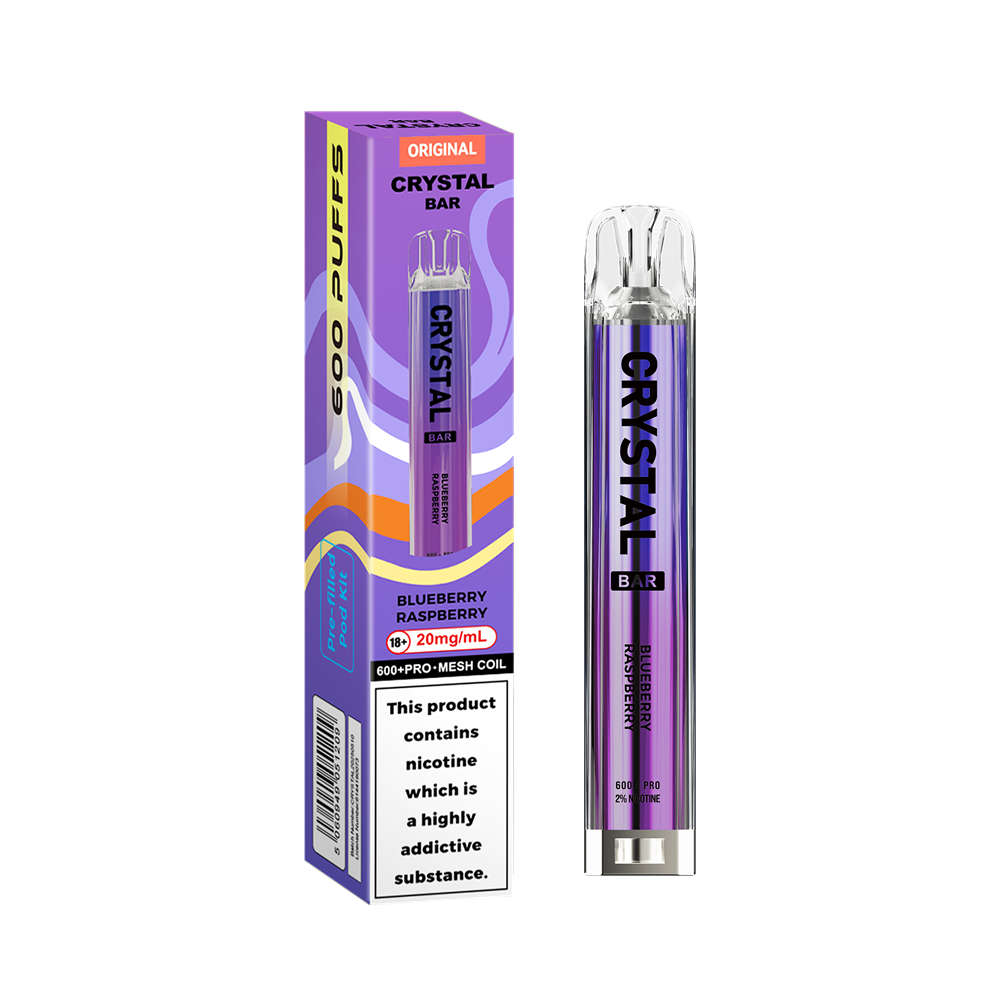 Wga Cystal Bar 600 Blueberry Raspberry